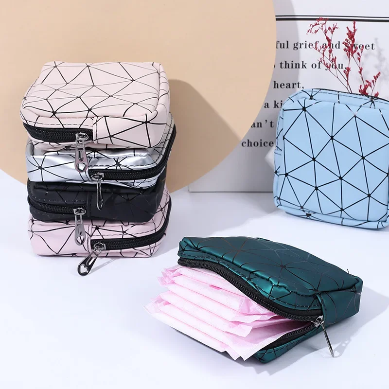 Travel Essentials Makeup Bags Portable Storage Sanitary Napkin Bag Reusable Pouch Organizer Organizers Cosmetic Home Garden