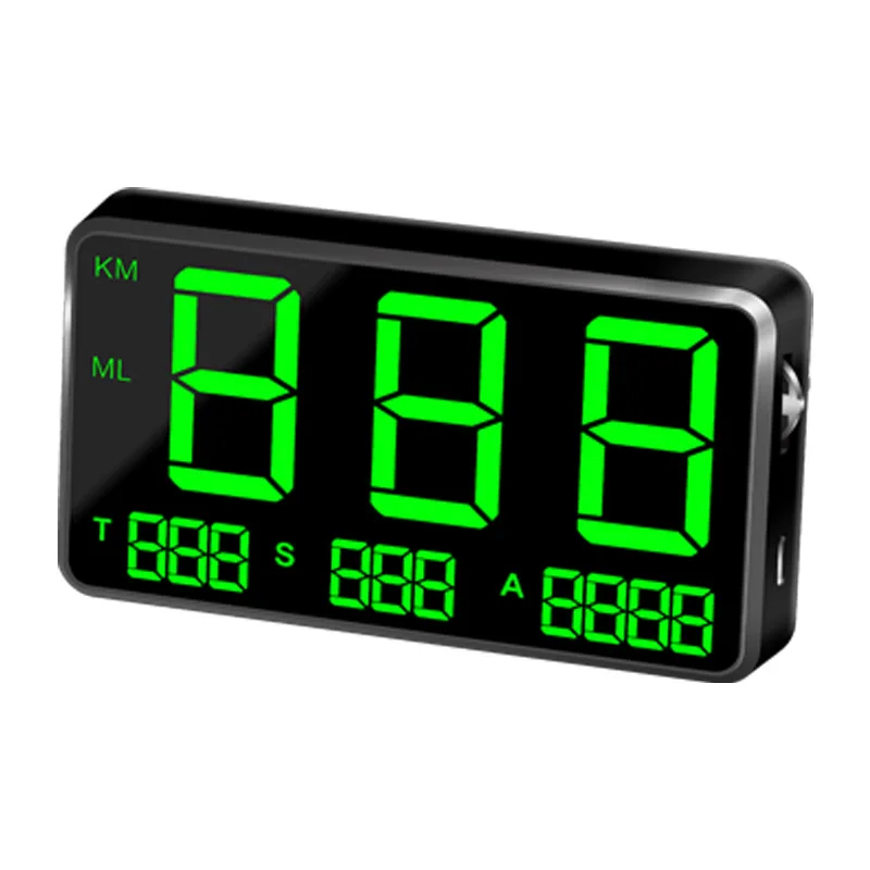 

GPS Speedometer 4.5" C80 Speed Odometer HUD Display Mileage Digital Speed Alarm MPH KMH Altitude Display Projector Universal