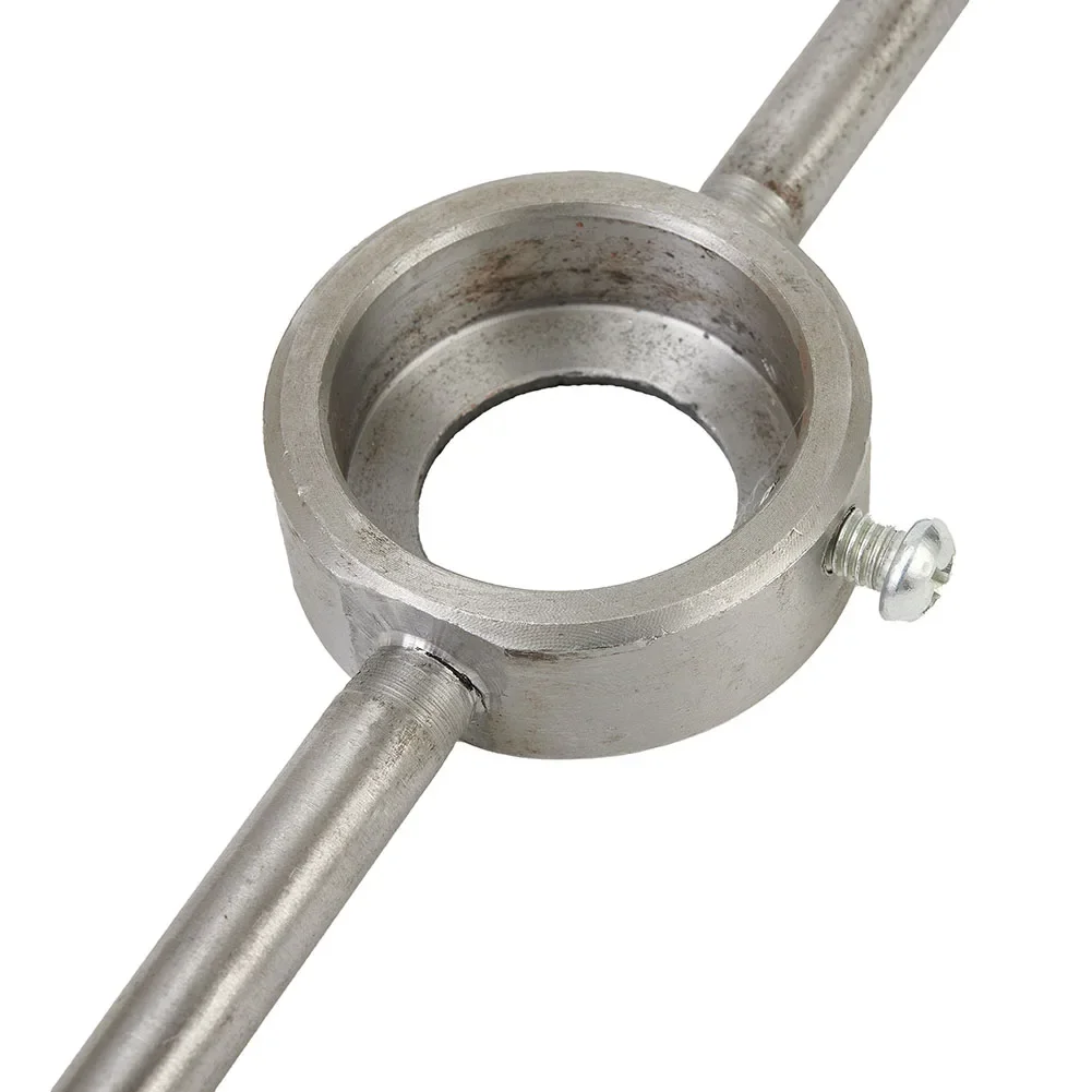 25 38 30mm ID Round Die Stock Handle Wrench For Round Die Adjustable Holder Dies Threading Tools M7-M16 Hand Tapping Kit round die threading tools