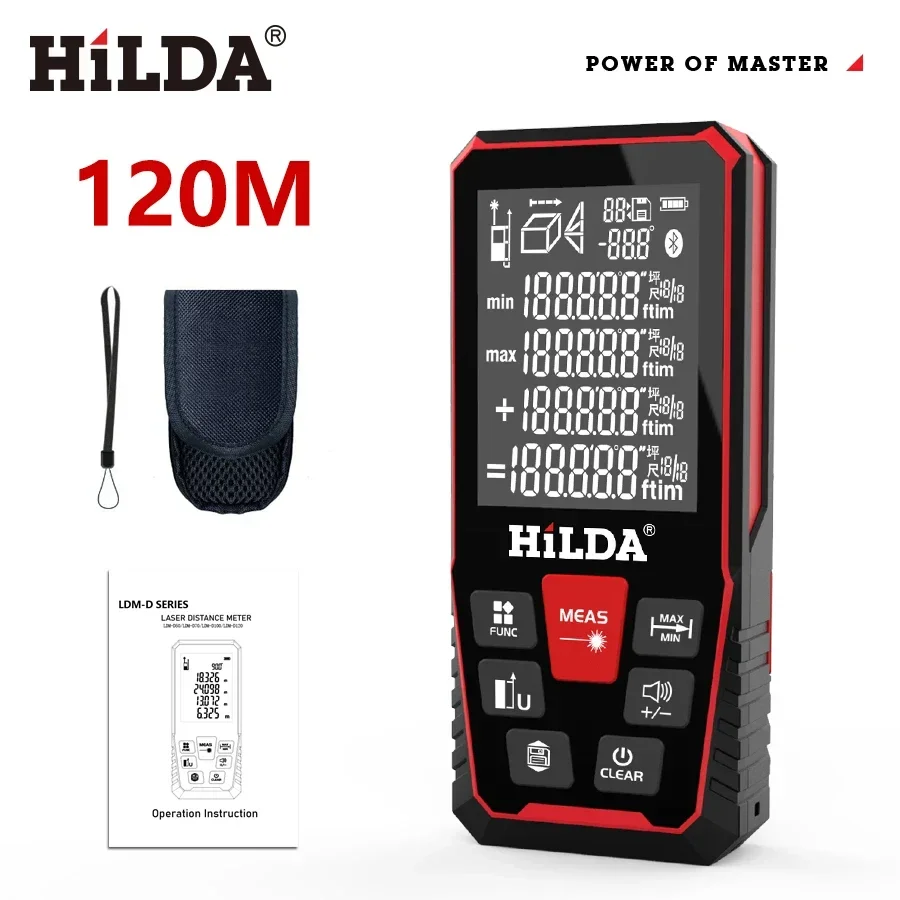 Laser Rangefinder Distance Meter Laser Distance 100M/120M Rangefinder profesional meter