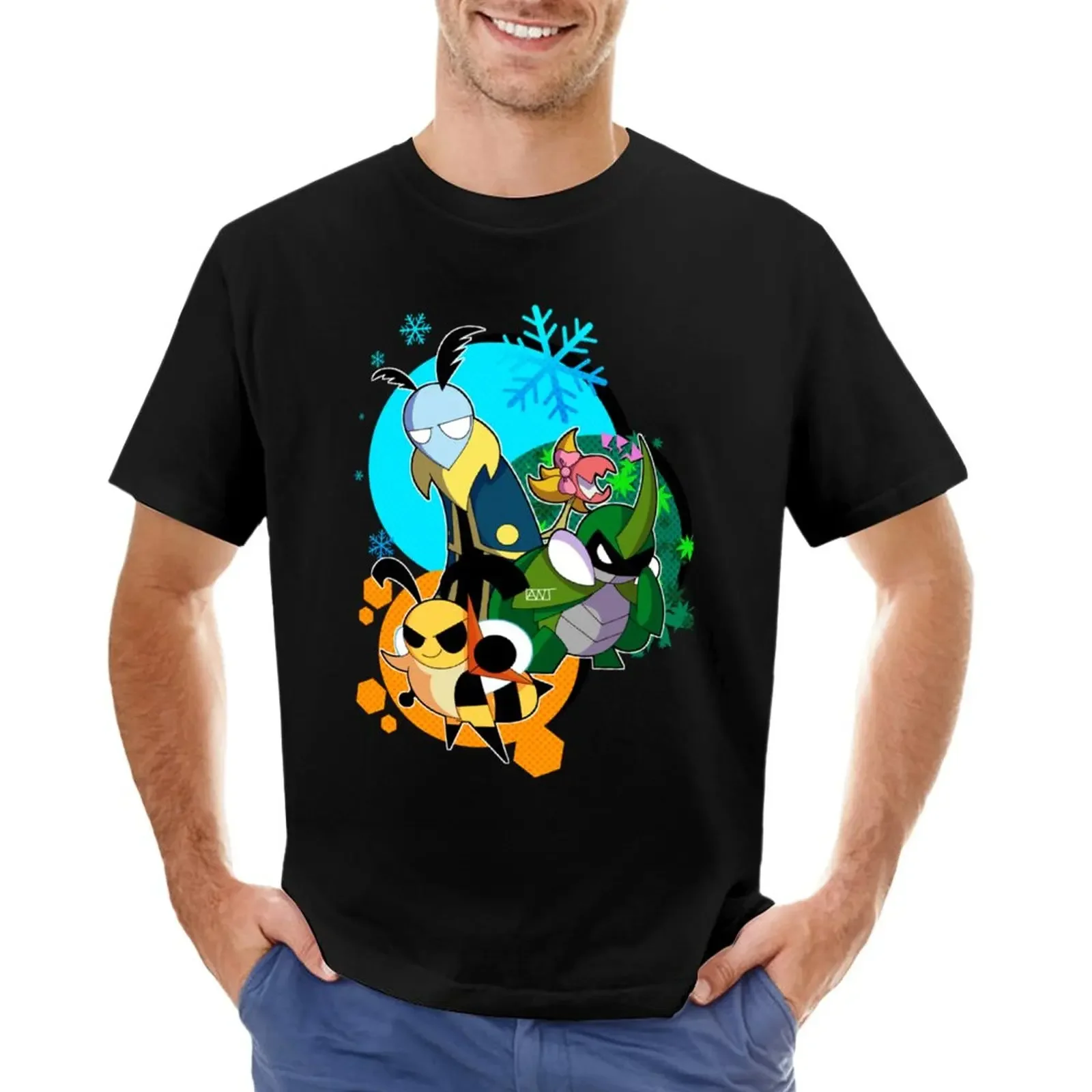 Bugs On A Fable Classic T-Shirt Sublime Plain T-Shirt Oversize Da Uomo