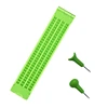 DXAB Plastic Braille Braille Pen Set, 4 Lines 28 Cells Braille and Pen Writing Set for Blind Children, 5