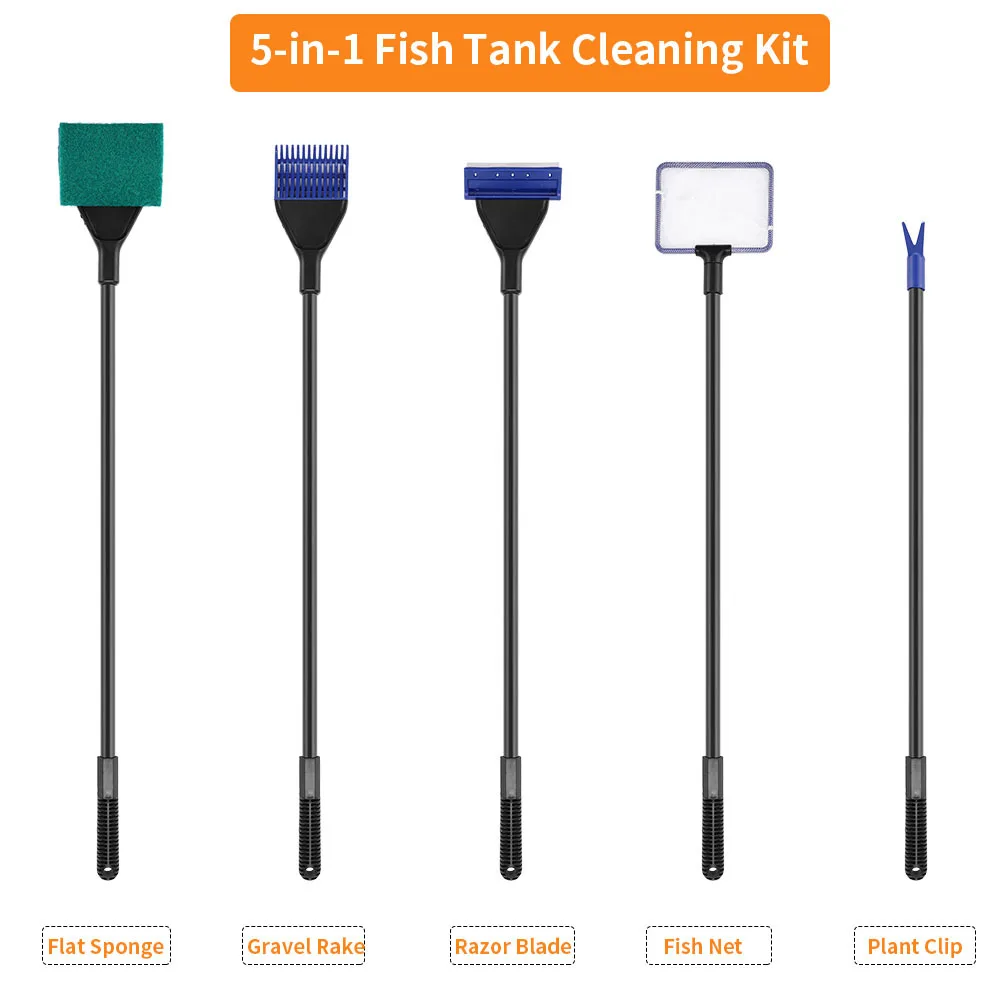 5-in-1 Fish Tank Cleaning Kit