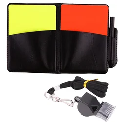 Deluxe Referee Set with Leather Case, Record Paper, and Whistle (SET)