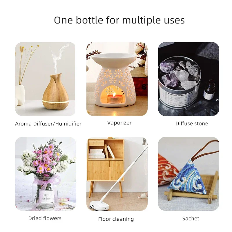10ml Fragrance Oil for Aroma Perfume Soap Diffuser Aroma Essential Oil Rose Mint Sandalwood Making Candle DIY Air Fresh Lavender