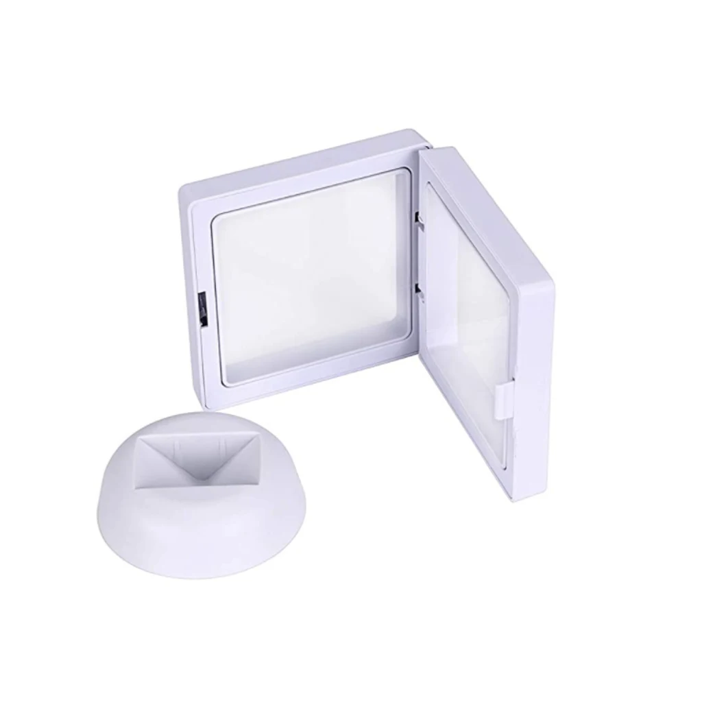 30Pcs 3D 플로팅 코인 디스플레이 프레임 스탠드 Jewerly 링 귀걸이 메달리온 챌린지 코인 메달 홀더에 대한 재사용 가능한 스토리지 박스