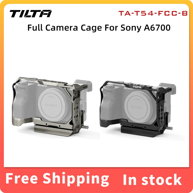 

TILTA TA-T54-FCC-B Armor Full Camera cage Full RIG Fuselage Protective For Sony A6700 Dsrl