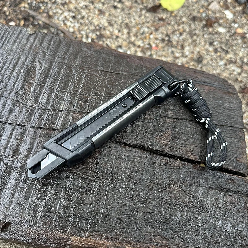 Art Knife Neighborhood NBHD Aluminum Alloy Cutting Thickened Sharp Durable Handmade Anti Rust Blackening Tool