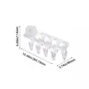 Suction Cup Hanger With Multiple Clips Non Perforated Wall Mounted Balcony Multifunctional Folding Clothes Drying Sock Rack 6