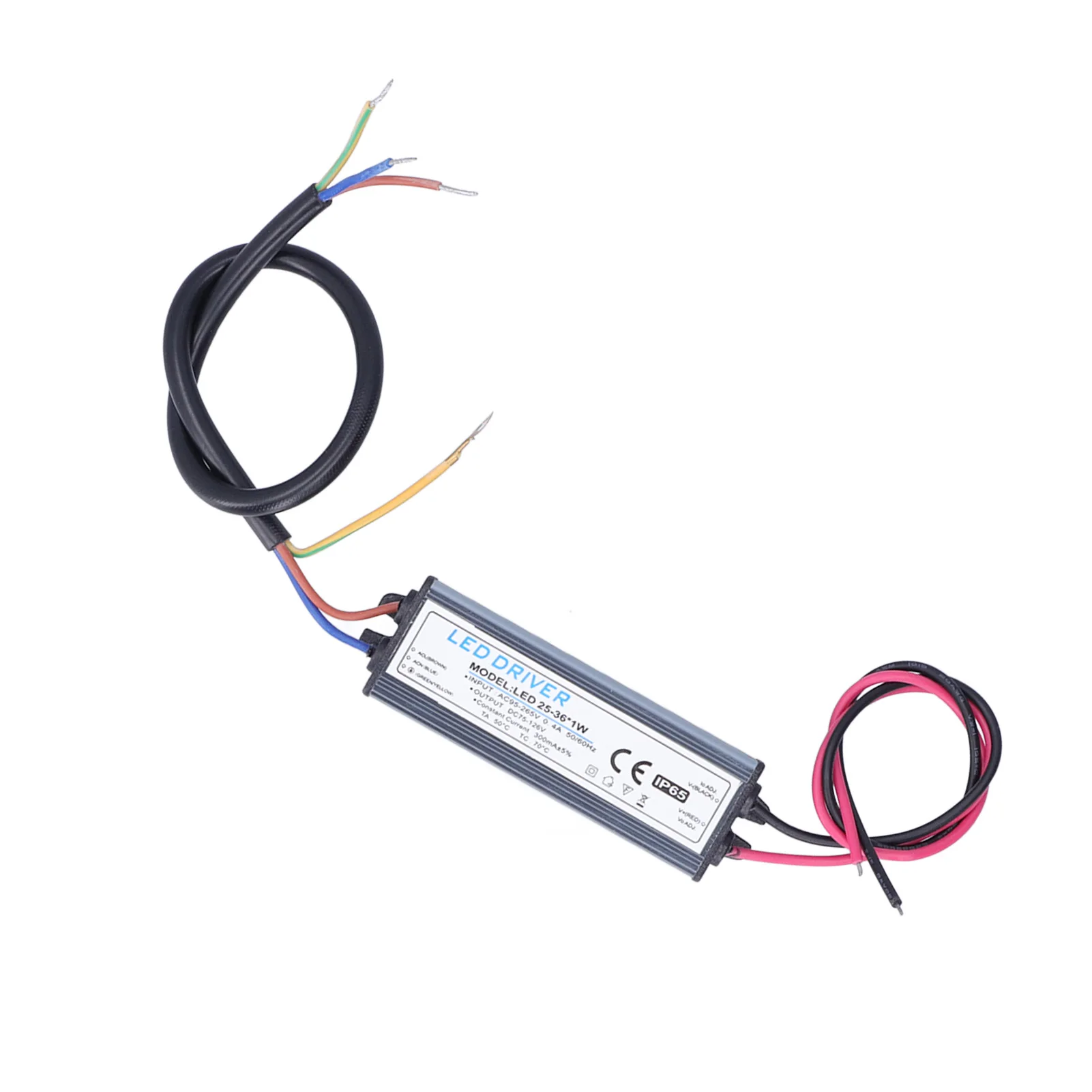 Description Picture 2 of itemLED Driver Input AC95‑265V Output DC75‑126V 300mA Power Supply Lighting Transformer with Cables LED Light Transformer