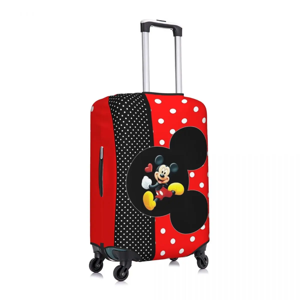 Mickey Mouse Print Suitcase Cover Customized Travel Vacation Elastic Luggage Case Protector 2