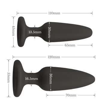 New Different Size Butt Anal Plug Unisex Stopper Stimulator Sex Toys Prostate Massager Dildo Gay Couple Anal Trainer for Couples 5