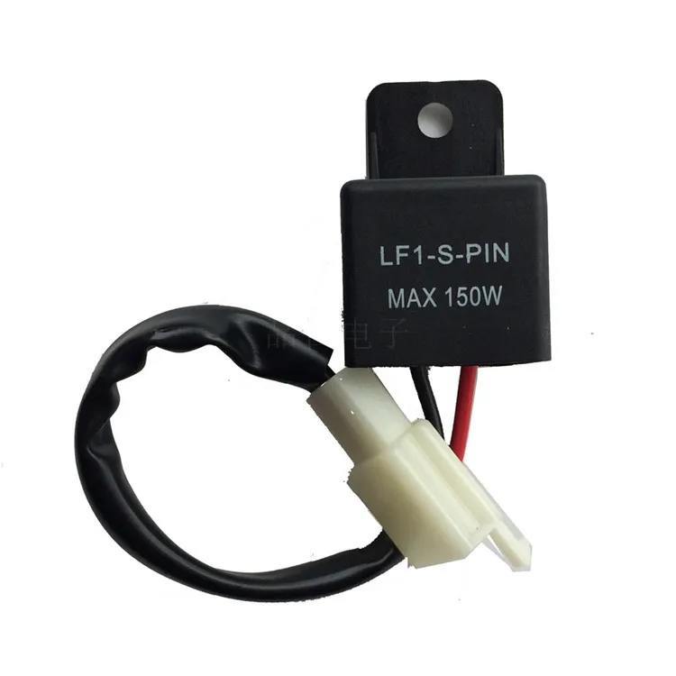 

Electronic LED Flasher Relay For Honda Kawasaki Suzuki Yamaha Motorcycle Motor Turn Signal Bulb Hyper Flash
