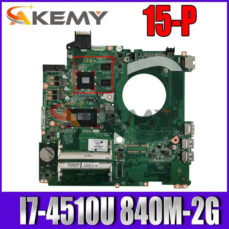 Материнская плата для ноутбука HP 15-P с 840M/2G/графическим процессором I7-4510U/CPU 766472-501