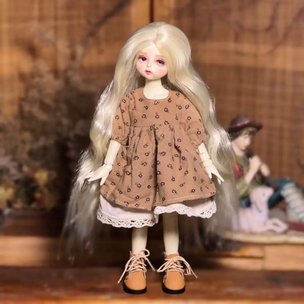 Toy Accessories BJD Doll's Clothes Toy Clothes Toy Outfit Simulated Eye Hinge Doll Dress 3D Eyes 1/6 BJD Removable Joints Doll