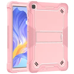 Rugged Armor Stand Case - Shockproof Protective Tablet Cover with Kickstand for Matepad T10 9.7 (Rosegold)