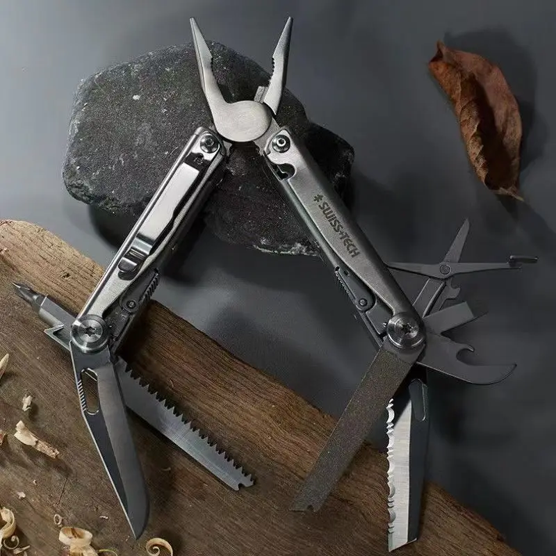 Swisstech Folding Multitool Pliers 18in1 Multifunction Combination