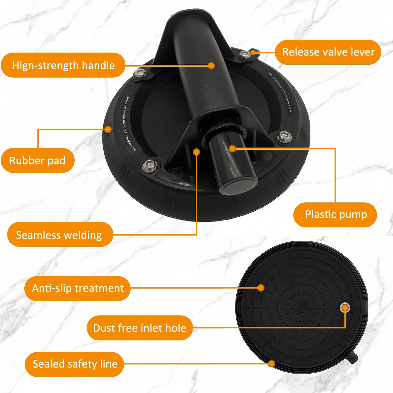 Vacuum Suction Cup 8 Inch 250KG for Handling