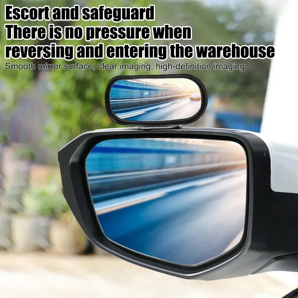 Car Rear View Mirror Blind Spot Mirrors Waterproof 360 Degree Wide Anger Parking Assitant Auto Rearview Safety