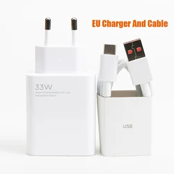 Xiaomi 33W Fast Turbo Charger with 6A Type - C Cable (EU Charger And Cable)