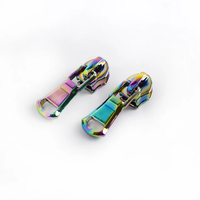 10pcs Zipper Sliders for 5# Nylon Zippers DIY Zip Head For Sewing Bag Pocket Zips Repair Kits Replacement Tailor Tools ZT190-Colored-No5