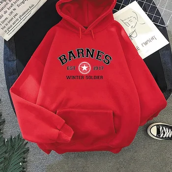 Harajuku Sweatshirt Barnes 1917 Letter Print Hoodies Women Sweatshirt Cool  Tv Show Men Crewneck Sudaderas Hoody Casual Pullover