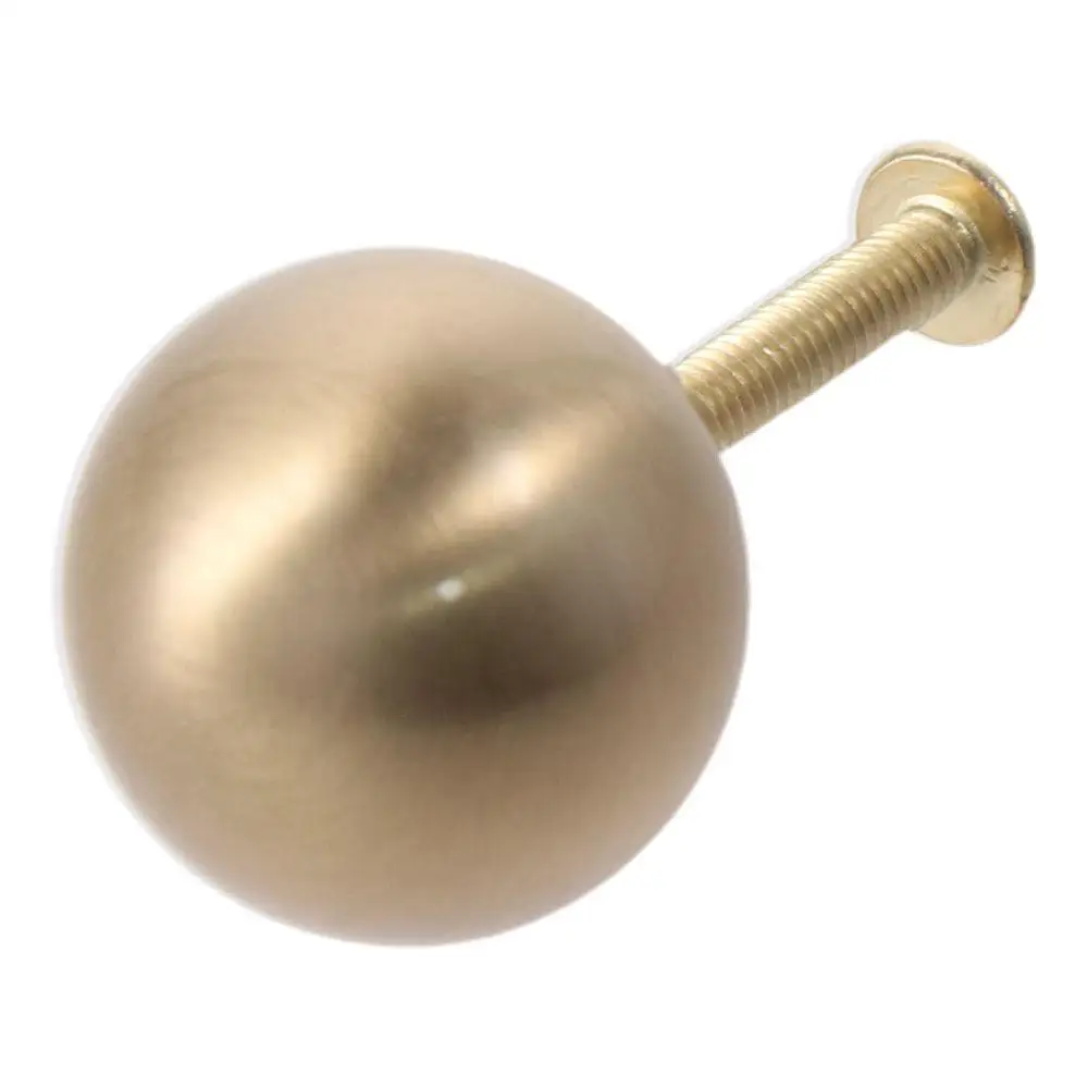 20mm/25mm Lamp Finials Caps Knob Gold Ball-Shaped Screw Cap Nuts Brass Decoration Lamp
