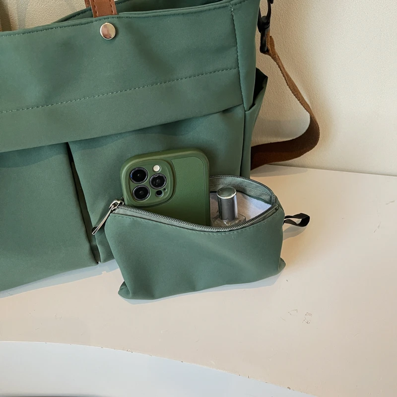 Nylon Gym Fitness Bag Outdoor Sports Crossbody Shoulder Tote