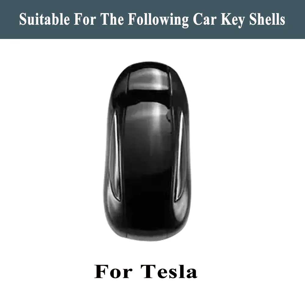 Soft Tpu Car Smart Key Case Cover For Tesla Model S Car Key Cover Protector Case  Shell With Leather Strap Keychain Accessories - Key Case For Car -  AliExpress