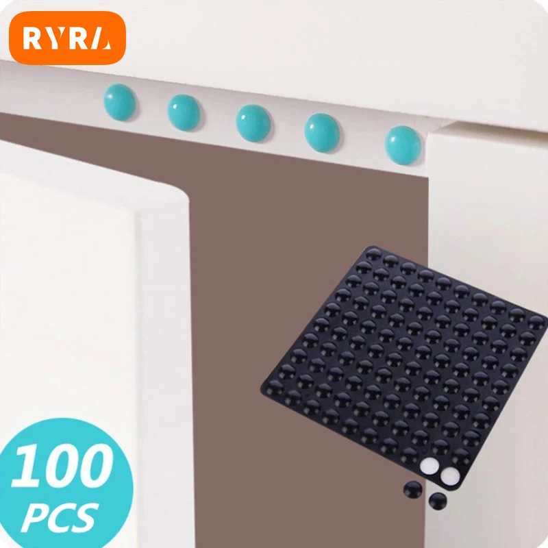Kitchen Cabinet Door Bumper Self Adhesive Silicone Rubber Pads For Drawers Chair Damper Pad er Cushion Furniture Hardware