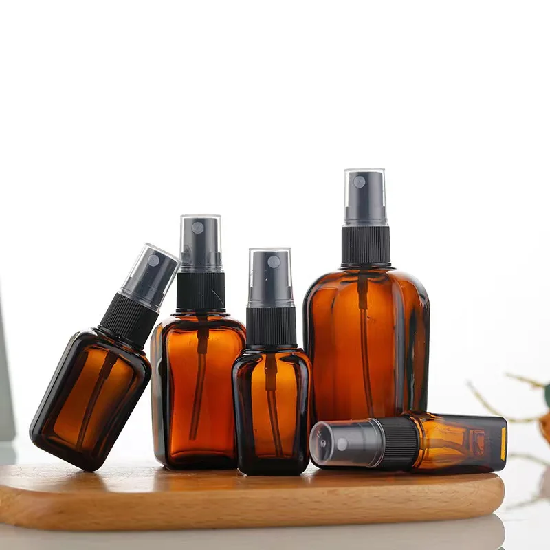 6x Sprühflaschen Aus Braun-Glas – 30 Ml, UV-Schutz, Wiederverwendbar, Für Parfüm & Öle