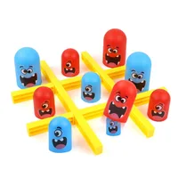Cartoon Denken Training Big Eat Small Tic Tac Toe parent-child interaction Match Board Game Strategie Education Toy 1