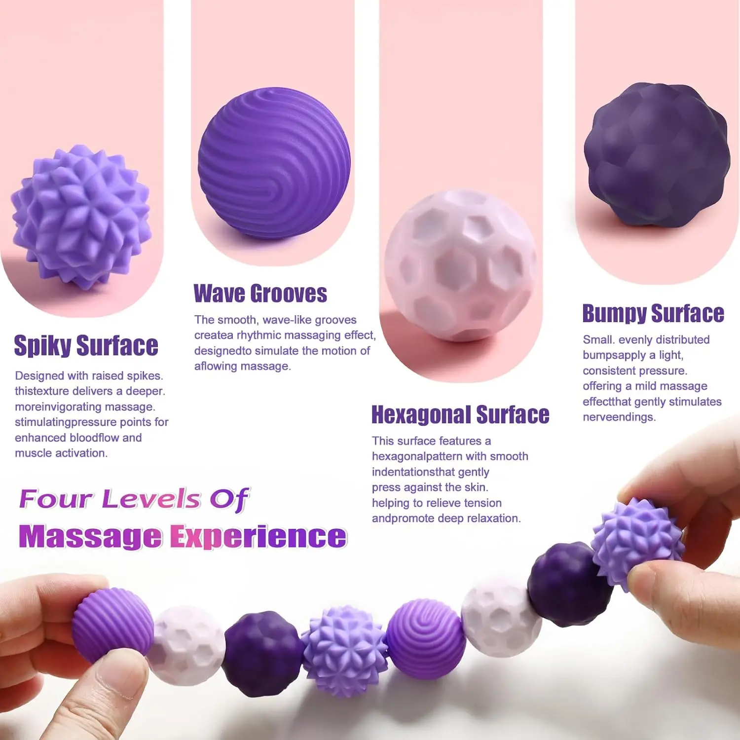 2-8PCS Silicone Sensory Magnetic Ball Magnetic Sensory Toy Decompression Soft Massage Training Small Ornaments Miniature Model