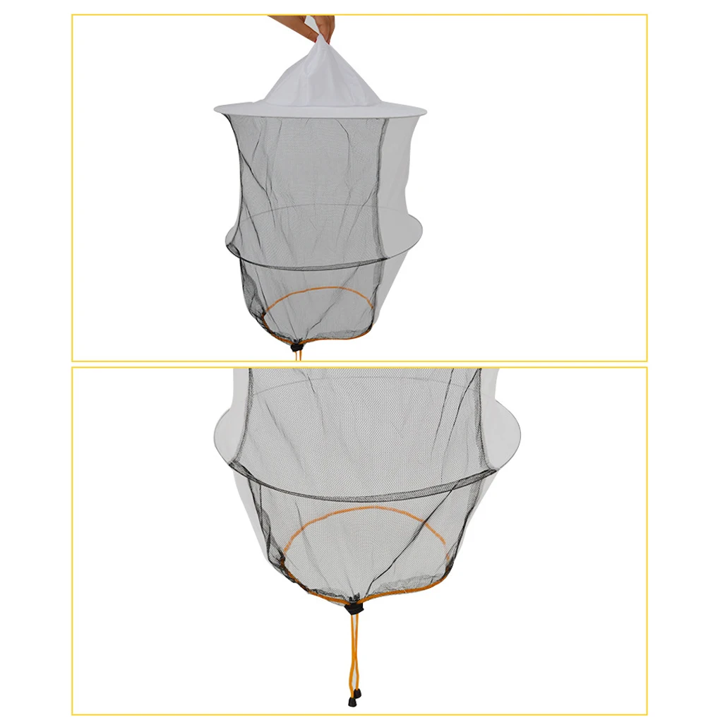 2pcs Stay Protected With Mesh Beekeeping Hat Premium Fabric For Beekeepers Multi-purpose High-quality Fabric 2