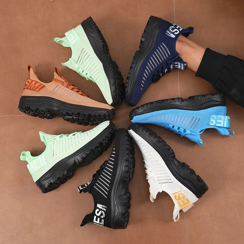 Men's Running Shoes Comfortable Correction Breathable Mesh Mens Sneakers Fashionable Tennis Training Men's Shoes Free Shipping