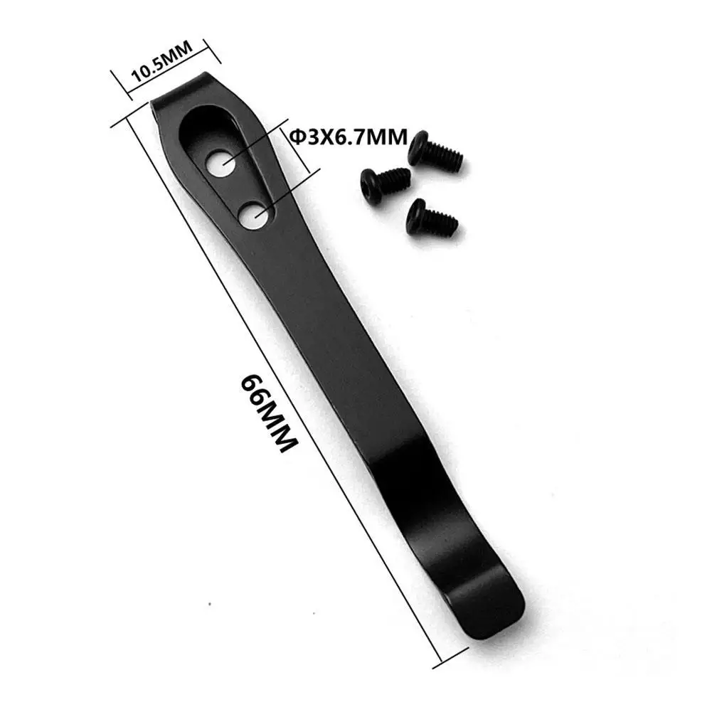 Tool DIY Accessories Folding Knife Holder Stainless Steel Back Clip Pocket Holder Knife Clip