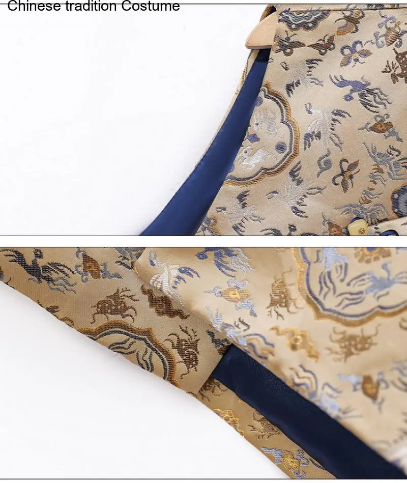 Bigsize 4Xl 5Xl Sleeveless Tang Clothes Women Elegant Vest New Chinese Style Hanfu Top Luxury Jacquard Song Brocade Outwear