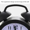 Double Bell Clock Accurate Timekeeping Battery Operated Analog Mini Round Bedside Desk Alarm Clock Cute Kids Gift 5