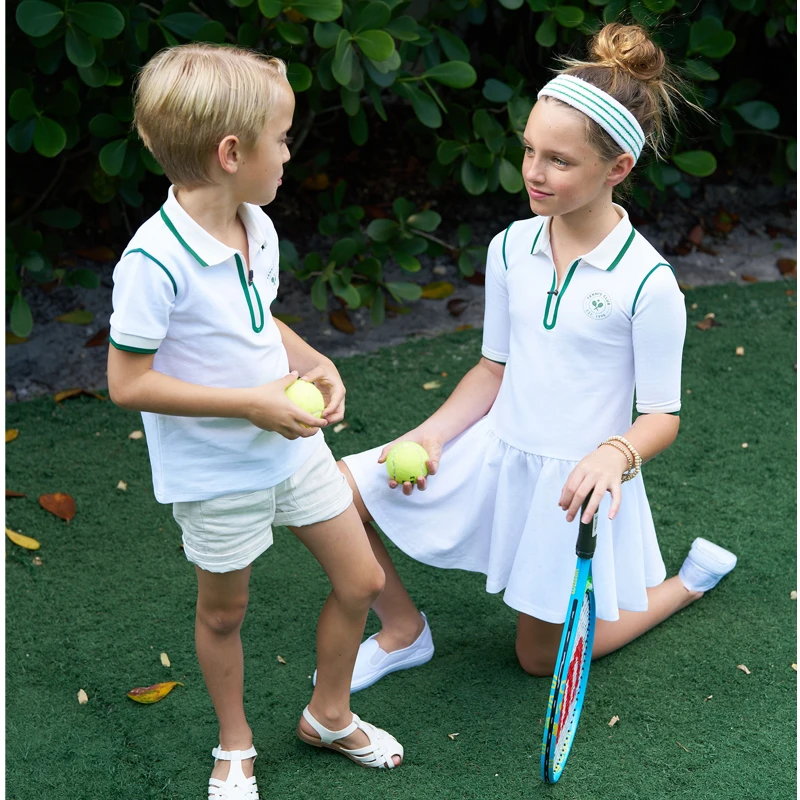 Kids clothes AS 2025 Children's Clothing Baby Romper Girl Sport Dress Boy Tennis Tshirt