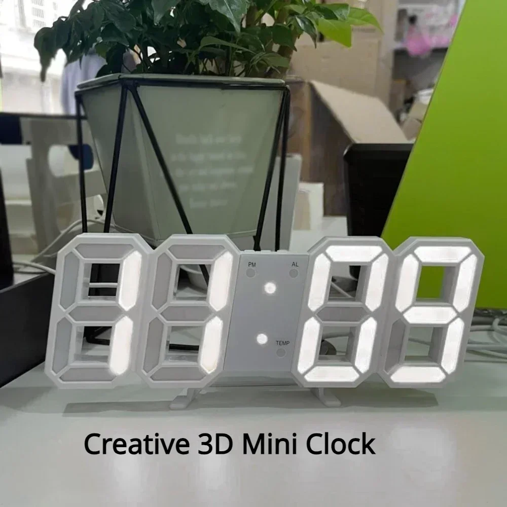 Digital Wall Clock Desk Watches Electronic Alarm Modern Home Decoration for Bedroom Decor Interior Led Table Clocks Living Room digital wall clock