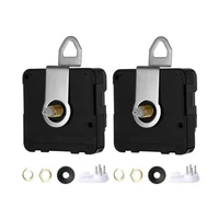 2 Pcs Quartz Clock Movement Long Shaft DIY Quartz Clock Mechanism  DIY Clock Accessories Wall Clock Repair Part A0KF 2