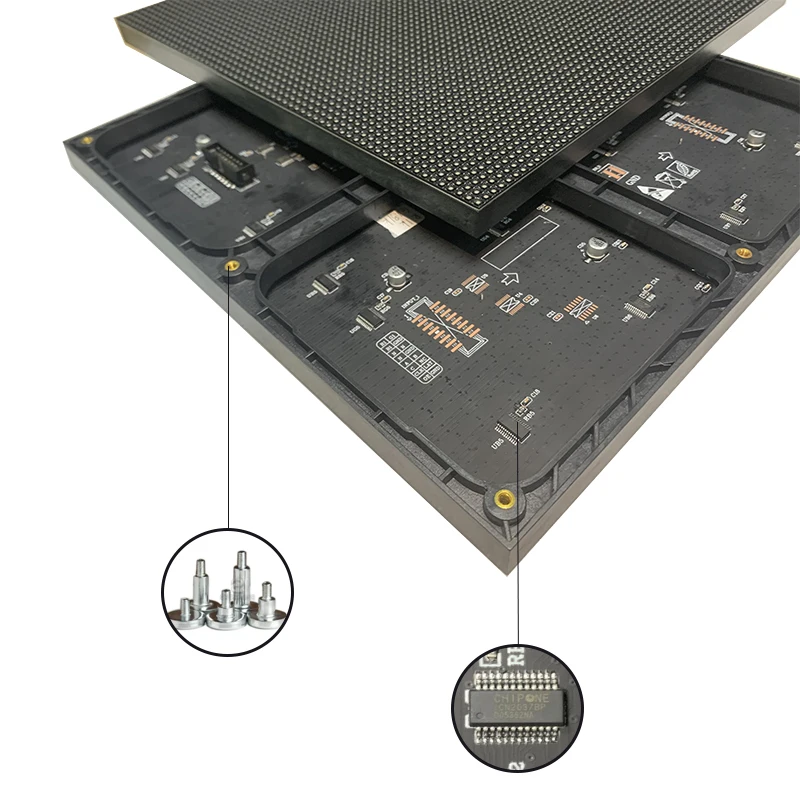 屋内 LED フルカラーモジュールディスプレイ P4 256 × 256