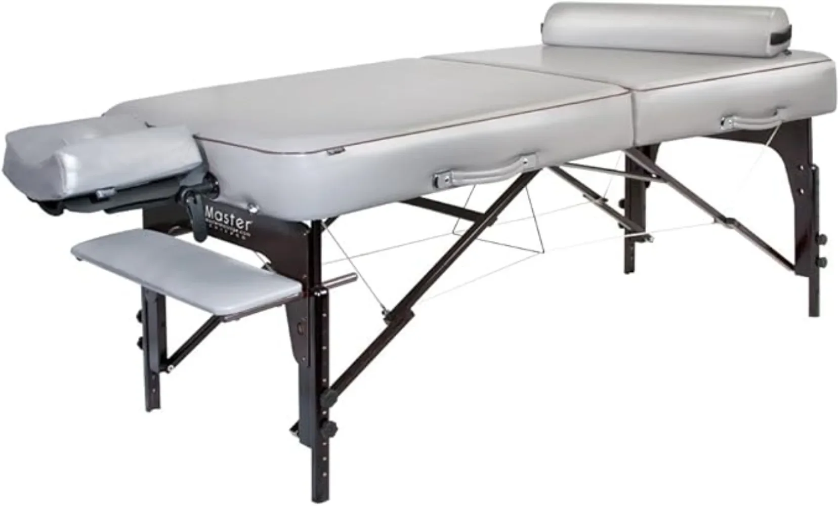 30" Montour Lx Portable Massage Table Package with 3" Memory Foam Dove Grey- Foldable Massage Table Folding Spa Beauty Bed
