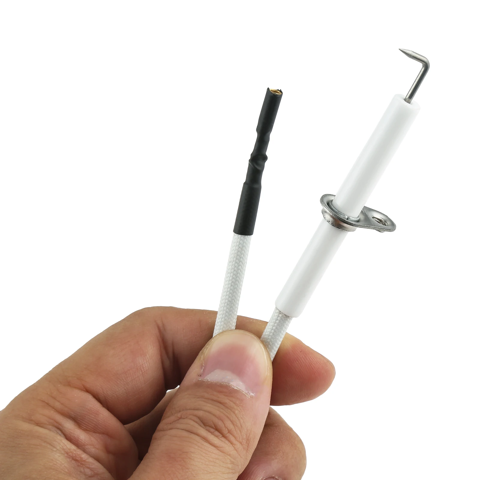 2 Pcs 700mm Ignition Spark Plug Wire Ceramic Igniter Electrode for Gas Grill/Gas Burner./Fire Pit/Fireplace Replacement Parts