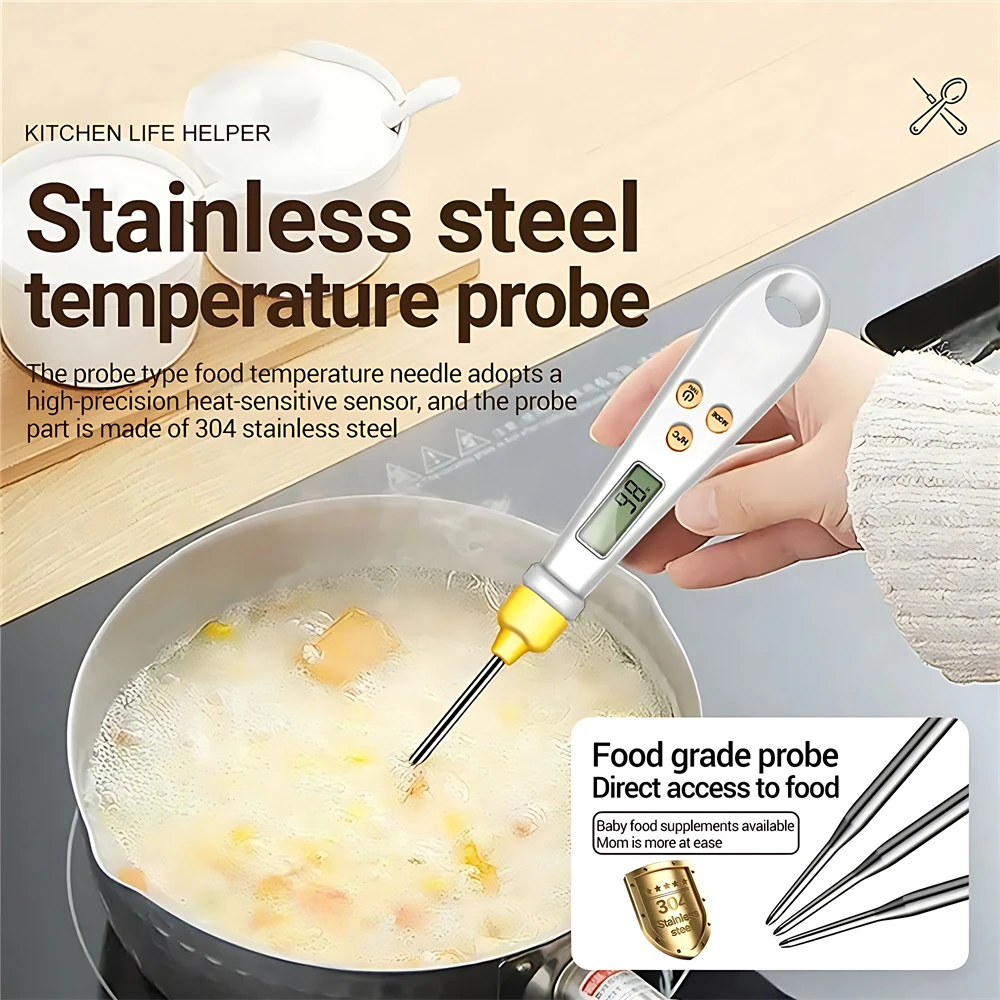 2 in1 Electronic Kitchen Scale LCD Digital Measuring Food Flour Digital Spoon 3