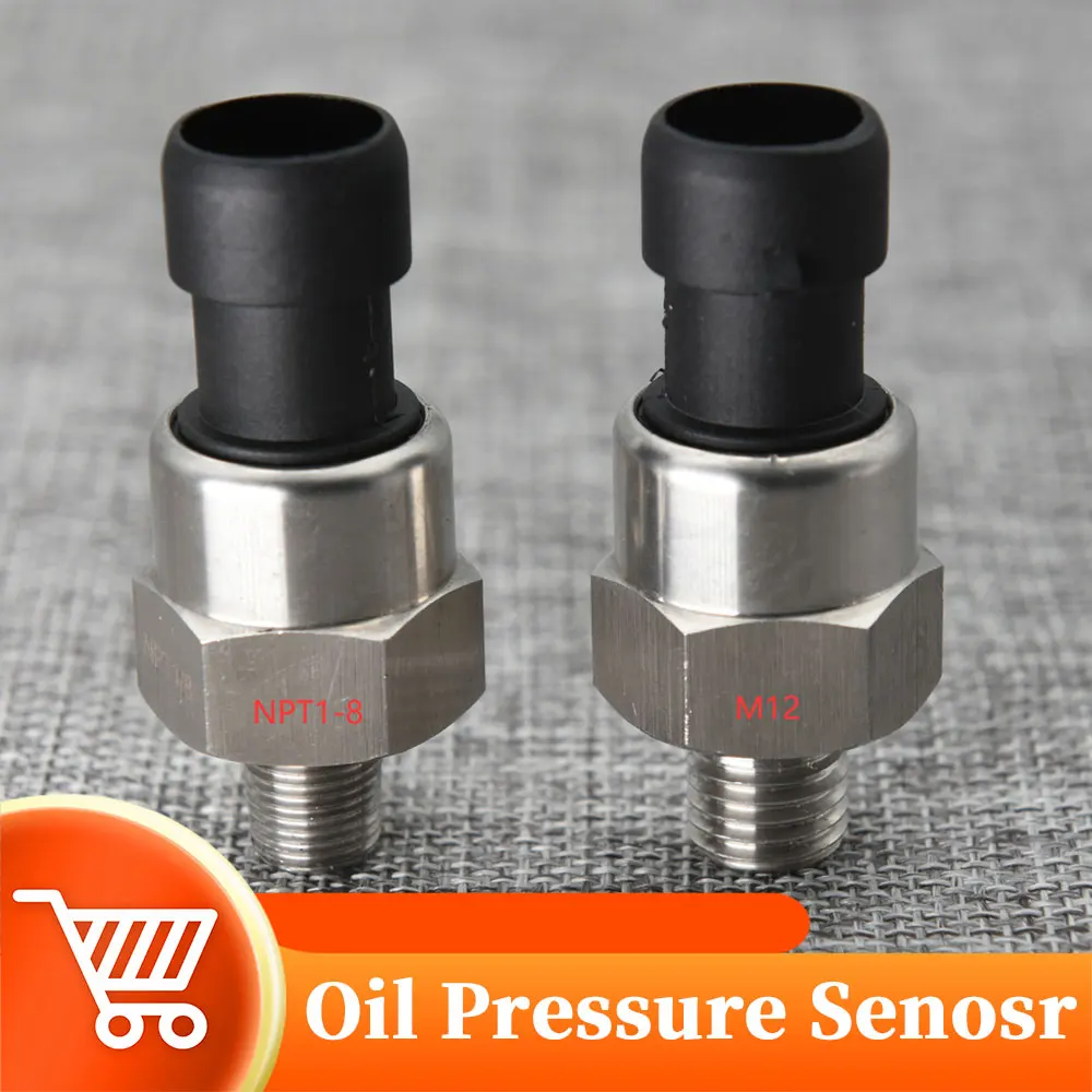12/24V Universal Oil Pressure Sensor Fuel Pressure Sensor For Truck Car