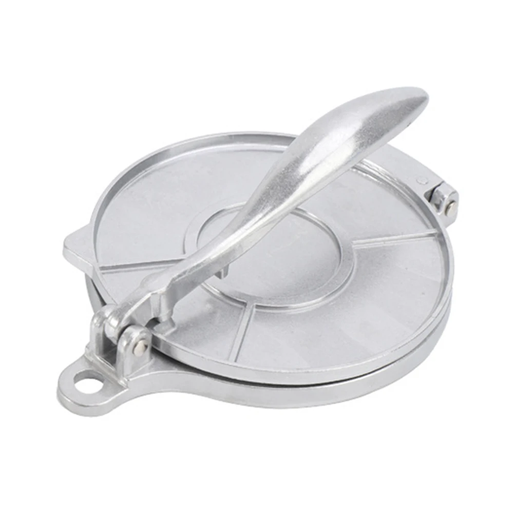 Corn Tortillas Pressing Tools DIY Manual Aluminium Alloy Tortilla Cake Press Molds Foldable Anti-rust for Home Kitchen Cooking