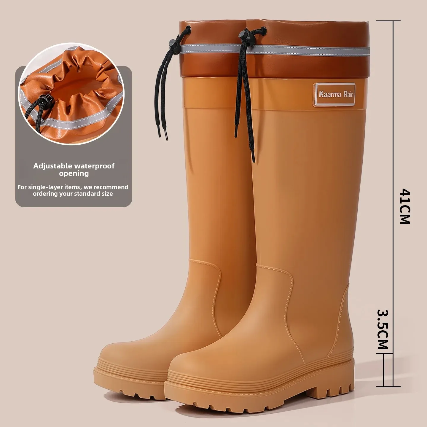 3199 khaki (elastic waterproof mouth)