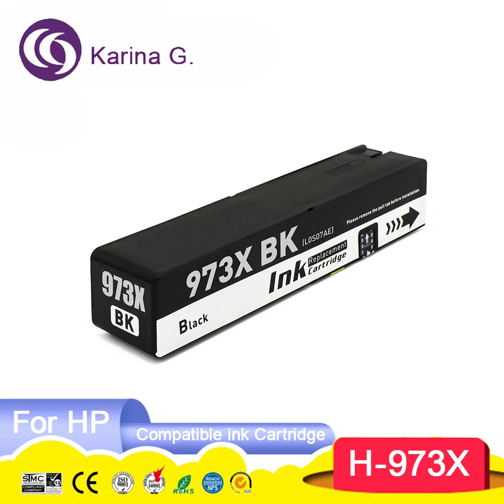 973 973X 973XL Premium Color Compatible InkJet Ink Cartridge For 973X for Pagew