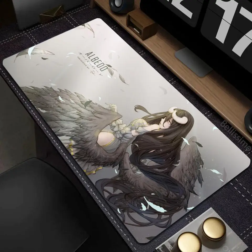 オーバーロード マウスパッド アルベド カーテン魂 劇場版 オーバー